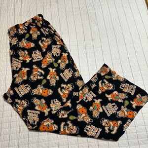 Hanna Barbera Fred Flintstone "I can Make Your Bedrock Pajama Pants Size XL FLAW